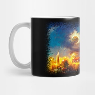 The city of Sun & Moon Mug